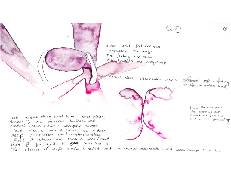 Quantum storyboard sketches for Heartbreak and Magic, 2024. Courtesy of Libby Heaney.
