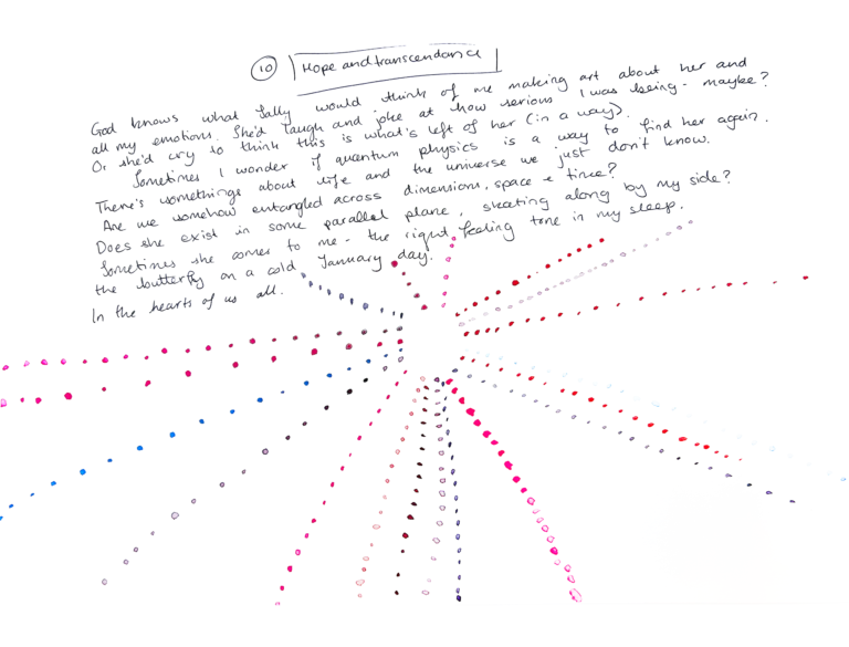 Quantum storyboard sketches for Heartbreak and Magic, 2024. Courtesy of Libby Heaney.