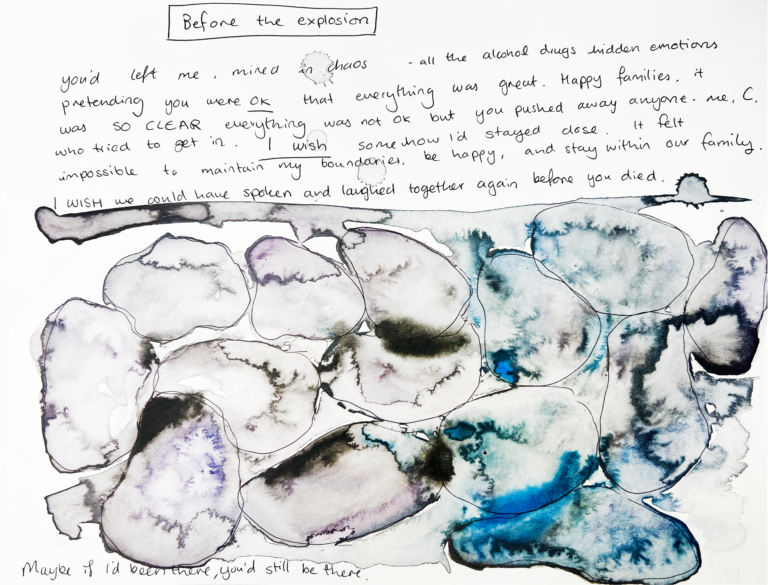 Quantum storyboard sketches for Heartbreak and Magic, 2024. Courtesy of Libby Heaney.