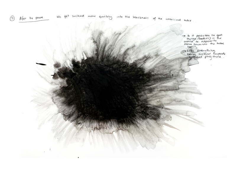Quantum storyboard sketches for Heartbreak and Magic, 2024. Courtesy of Libby Heaney.