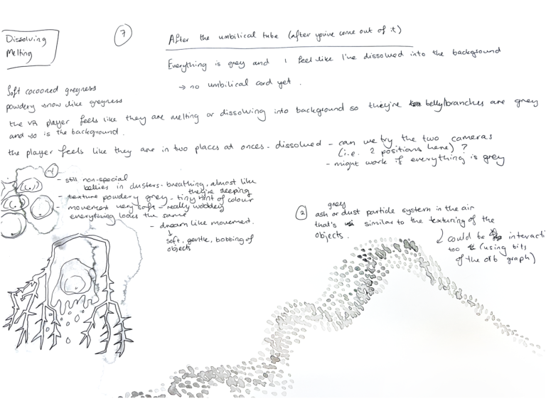 Quantum storyboard sketches for Heartbreak and Magic, 2024. Courtesy of Libby Heaney.