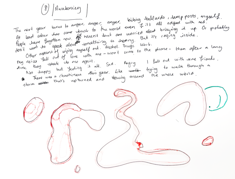 Quantum storyboard sketches for Heartbreak and Magic, 2024. Courtesy of Libby Heaney.