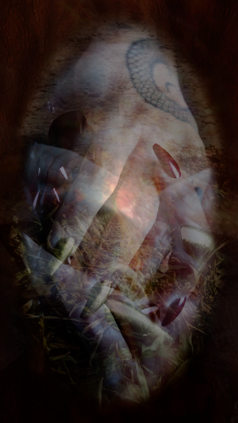 Vertical still image of Life in the Multiverse, 2026. Courtesy of Libby Heaney.